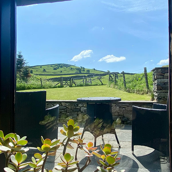 View from Tethera holiday cottage in the Lake District